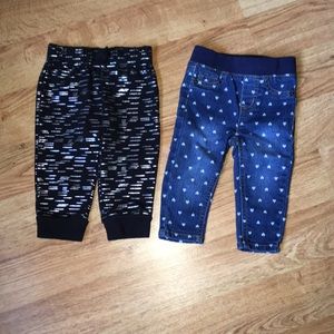 Cat & Jack Jeans & Koala Kids Pants Sz 12M & 9-12